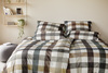 Elegante Bettwäsche Kuschel Karo